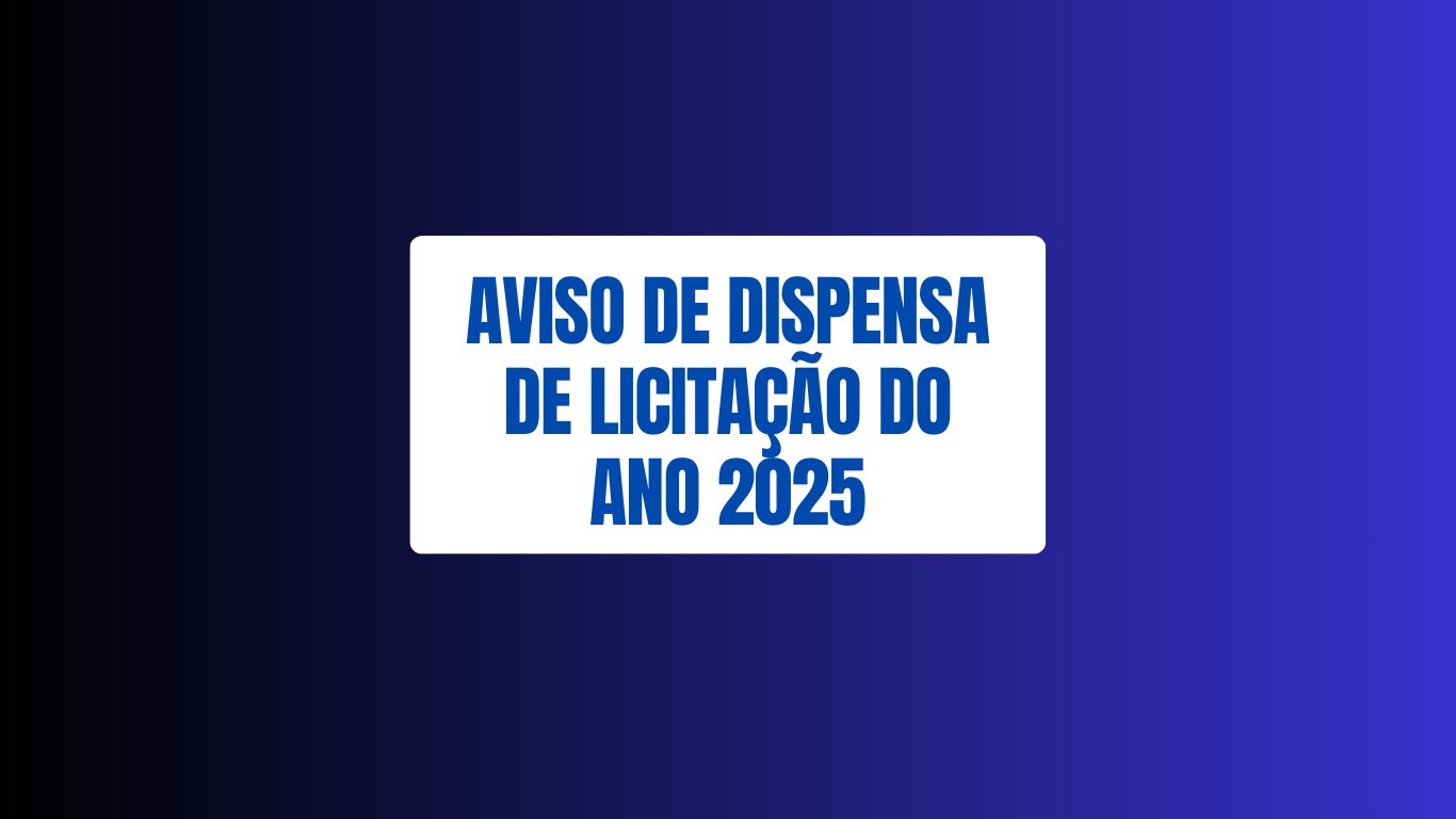 AVISO DE DISPENSA DE LICITAÇÃO