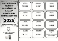Calendário das Reuniões Ordinárias 2025